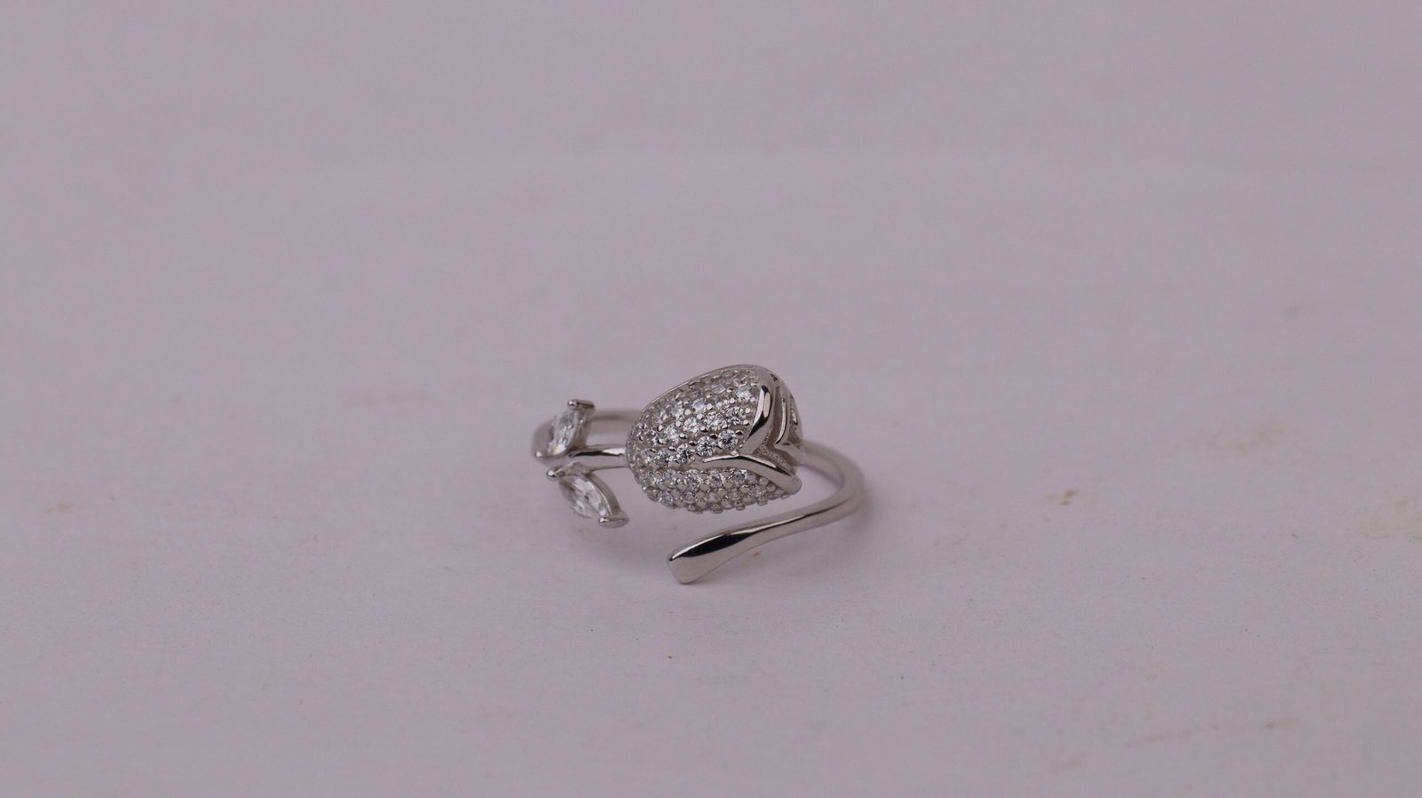 Blooming Pave Floral Ring